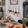 Koyoto hanging light, globe light, pendant light Ecru, black, 5-light sources
