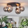 Chehalis ceiling light, globe light Smoke-coloured, 4-light sources