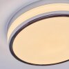 Dalor ceiling light, Panel LED silver, 1-light source