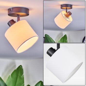 Bassagoda ceiling light, ceiling spotlight black, 1-light source