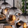 Ripoll hanging light, globe light, pendant light Ecru, black, 5-light sources
