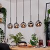 Ripoll hanging light, globe light, pendant light Ecru, black, 5-light sources