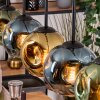 Ripoll hanging light, globe light, pendant light Ecru, black, 5-light sources