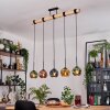 Ripoll hanging light, globe light, pendant light Ecru, black, 5-light sources