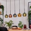 Ripoll hanging light, globe light, pendant light Ecru, black, 5-light sources