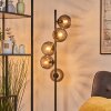 Koyoto globe light, floor lamp Smoke-coloured, 5-light sources