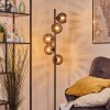 Koyoto globe light, floor lamp Smoke-coloured, 5-light sources