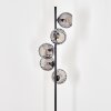 Koyoto globe light, floor lamp Smoke-coloured, 5-light sources