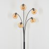 Koyoto globe light, floor lamp Amber, 5-light sources