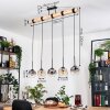 Ripoll hanging light, globe light, pendant light Ecru, black, 5-light sources