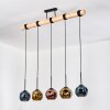 Ripoll hanging light, globe light, pendant light Ecru, black, 5-light sources