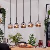 Ripoll hanging light, globe light, pendant light Ecru, black, 5-light sources