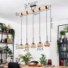 Ripoll hanging light, globe light, pendant light Ecru, black, 5-light sources