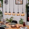 Ripoll hanging light, globe light, pendant light Ecru, black, 5-light sources