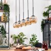 Ripoll hanging light, globe light, pendant light Ecru, black, 5-light sources
