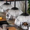 Ripoll hanging light, globe light, pendant light Ecru, black, 5-light sources