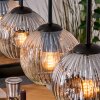Ripoll hanging light, globe light, pendant light Ecru, black, 5-light sources