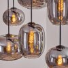 Apedo hanging light, pendant light Smoke-coloured, 6-light sources