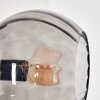 Koyoto globe light, floor lamp Amber, Smoke-coloured, 5-light sources