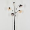 Koyoto globe light, floor lamp Amber, clear, Smoke-coloured, 5-light sources