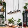 Ripoll hanging light, globe light, pendant light Ecru, black, 5-light sources