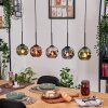 Ripoll hanging light, globe light, pendant light Ecru, black, 5-light sources