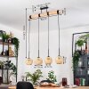 Basto hanging light, pendant light Ecru, black, 4-light sources