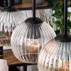Koyoto hanging light, globe light, pendant light Ecru, black, 4-light sources
