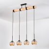 Koyoto hanging light, globe light, pendant light Ecru, black, 4-light sources