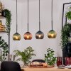 Koyoto hanging light, globe light, pendant light Ecru, black, 4-light sources