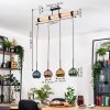 Koyoto hanging light, globe light, pendant light Ecru, black, 4-light sources