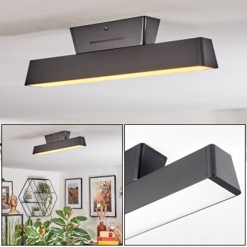 Tarin ceiling light LED black, 1-light source, Colour changer