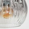 Ripoll globe light, floor lamp Amber, clear, Smoke-coloured, 5-light sources