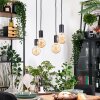 Donel hanging light, pendant light Ecru, black, 4-light sources