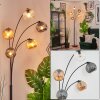 Ripoll globe light, floor lamp Amber, clear, Smoke-coloured, 5-light sources