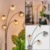 Ripoll globe light, floor lamp Amber, clear, Smoke-coloured, 5-light sources