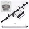 Koyoto ceiling light, globe light clear, Smoke-coloured, 10-light sources