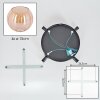 Koyoto ceiling light, globe light Amber, 4-light sources