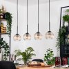 Koyoto hanging light, globe light, pendant light Ecru, black, 4-light sources