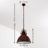JONSERED Pendant Light rust-coloured, 1-light source