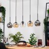 Ripoll hanging light, globe light, pendant light Ecru, black, 5-light sources