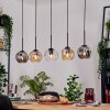 Ripoll hanging light, globe light, pendant light Ecru, black, 5-light sources
