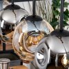 Ripoll hanging light, globe light, pendant light Ecru, black, 5-light sources