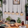 Ripoll hanging light, globe light, pendant light Ecru, black, 5-light sources