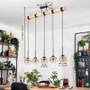 Ripoll hanging light, globe light, pendant light Ecru, black, 5-light sources