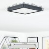 Finsrud bathroom light, ceiling light, Panel LED black, 1-light source