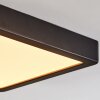 Finsrud bathroom light, ceiling light, Panel LED black, 1-light source