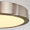 Finsrud bathroom light, ceiling light, Panel LED matt nickel, 1-light source