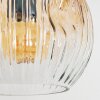 Ripoll globe light, floor lamp Amber, clear, 5-light sources