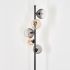 Koyoto globe light, floor lamp Amber, clear, Smoke-coloured, 5-light sources